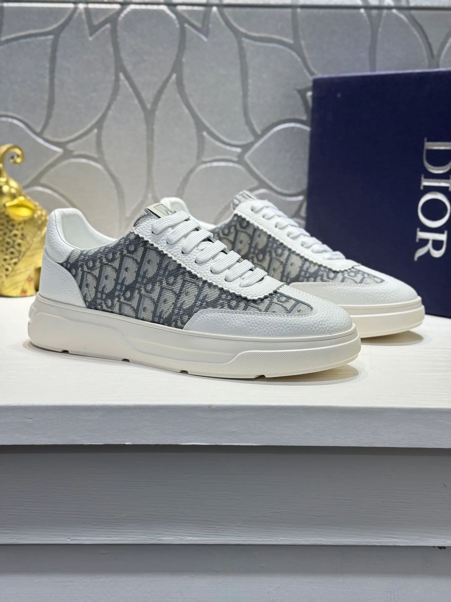 Men's Men's Shoes💰420【New Style】🦑🦑Dior🔥Christan Dior (Dior) hot style [new style] ⚠⚠️Top purchasing 🔍🔍men's casual shoes, upper cowhide stitched with Dijia special fabrics, soles: original soles specially provided by the original factory, exclusive movable molded soles super comfortable, original factory single goods, 🔍🔍high-quality multi-color splicing design, exquisite workmanship, unique, Sheepskin lining💪Details determine quality, we only make shoes with care, you can enter and leave the counter at will, welcome to compare🇮🇹Size: 38-44 (45 customized